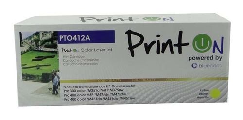 Toner De Color Para Laser Jet Hp Pro 300 Color M351a Printon