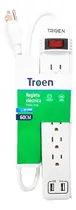 Comprar Regleta Eléctrica Con Tomás Y Tomás Usb 60cm Mayor Y Detal