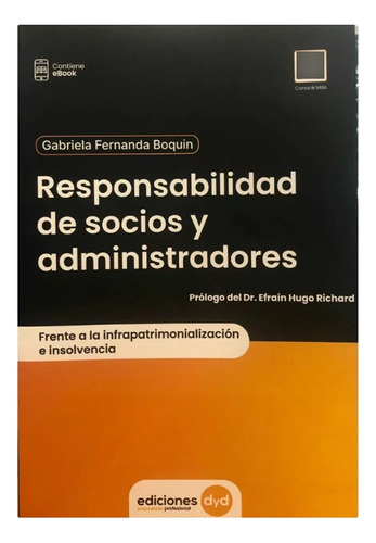 Responsabilidad De Socios Y Administradores - Boquin