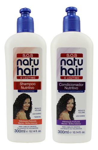 Kit Shampoo+condicionador Nutritivo Natuhair Sos Tradicional