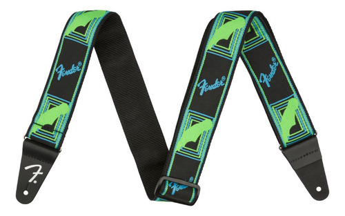 Correia Fender Neon Monogrammed Green/blue