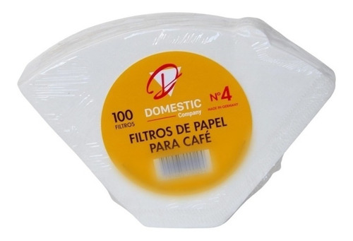 Filtros Cafe Papel N4 Domestic X200