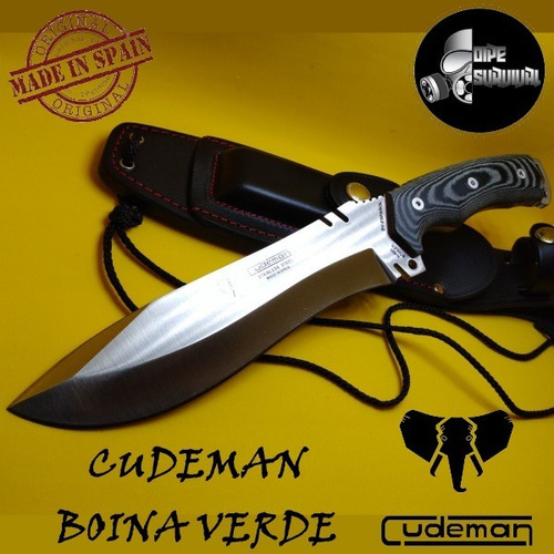 Cudeman Boina Verde  Micarta Negro