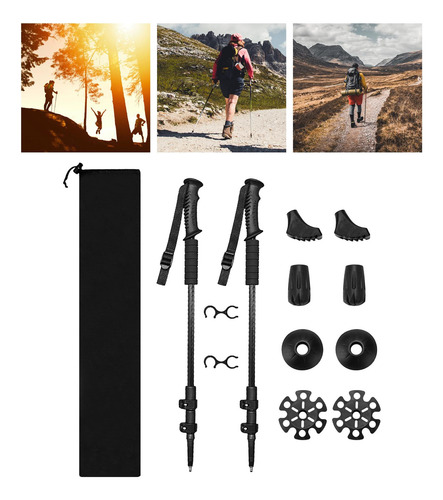 Bastones De Trekking Para Caminantes, Mecanismo De Bloqueo