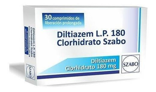 Diltiazem Lp 180 Szabo  30 Comprimidos