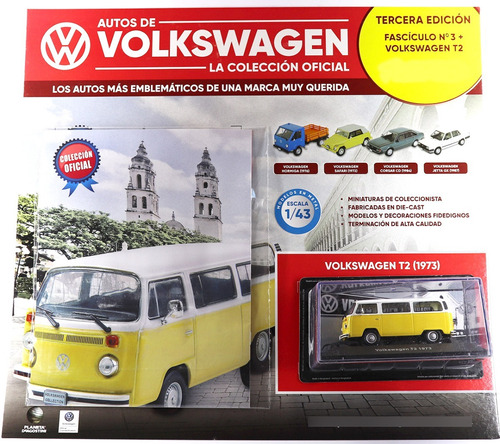 Auto Escala Coleccion Oficial De Volkswagen Vw Miniatura