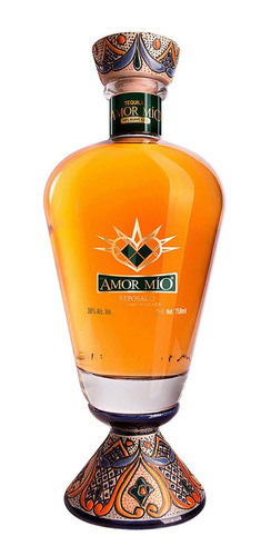 Tequila Reposado Agave Azul 11 Meses 750 Ml Amor Mio