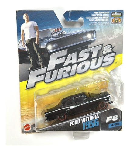 Miniatura Diecast 1/53, Mattel Fast & Furious, Ford Victoria