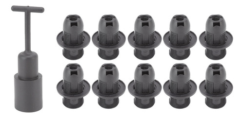 . Funda Abs Base, 10 Piezas, Soporte E14
