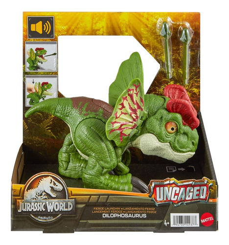 Dinosaurio Jurassic World Figura Dilophosaurus Muñeco
