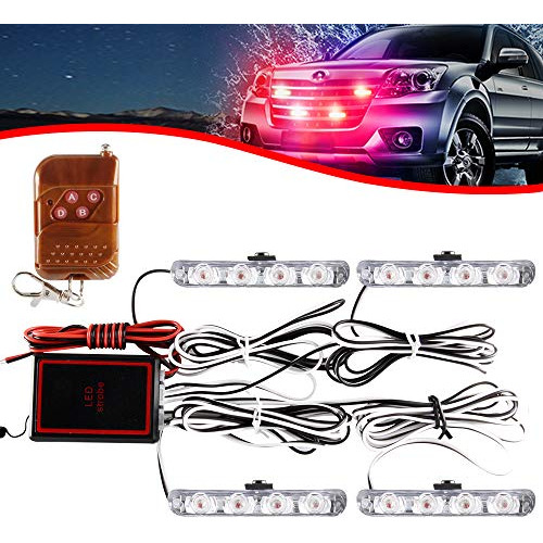 Kaidengzhe 4x4 Led 4 En 1 Luz De Parrilla De Montaje En Supe