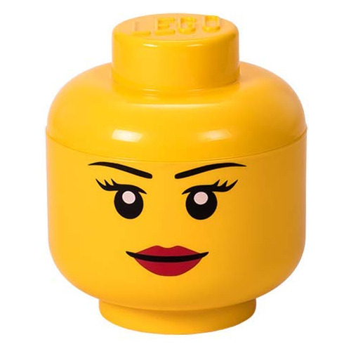 Cabeza De Almacenamiento Pequena De Nina De Lego, 6-1/2 X 6-