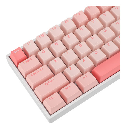 Teclado Mecánico Rgb De 61 Teclas Azul Usb C Con Cable Para