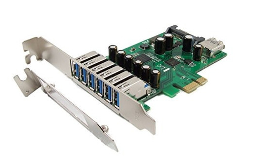 Ableconn Pex-ub127 7 Puertos Usb 3.0 Externo 6x + 1x Interna