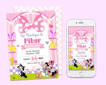 Comprar Kit Imprimible Minnie Daisy Boutique Con Textos Editables