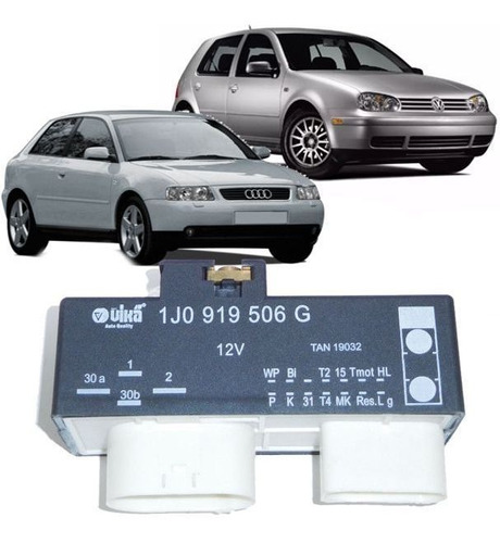 Modulo Rele Ventoinha Audi Sr Golf 1999 A 2002 - 1j0919506g