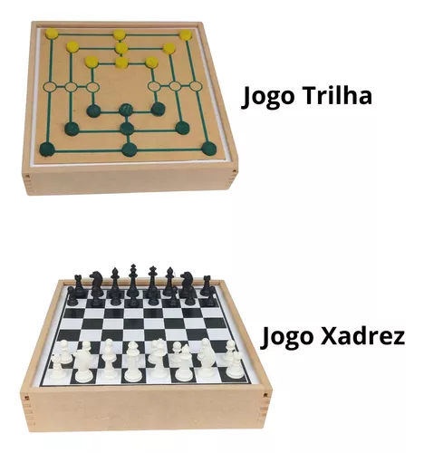 Jogos 6x1 Dama Jogo Velha Ludo Trilha Xadrez Domino na Americanas Empresas