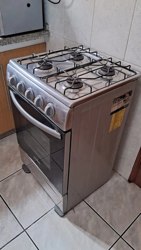 Cocina A Gas Mabe 4 Quemadores Cmp6085fx0 Con Visor Acero (Usado)