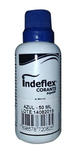 Corante Liquido Azul 50ml Indeflex