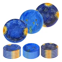 Comprar Pratos Porcelana Kit Jogo Pratos De Sobremesa 6unidades 19cm