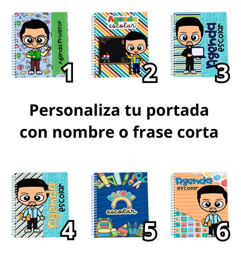 Agenda Escolar Maestro 25 - 26 Para Profesor Mod #1 Profe 2026