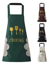 Comprar Delantal De Cocina Mandil Impermeable Con Secador