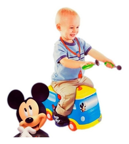 Imagen 2 de 5 de Pata Pata Andarín Mickey Disney Banquito Set De Herramientas