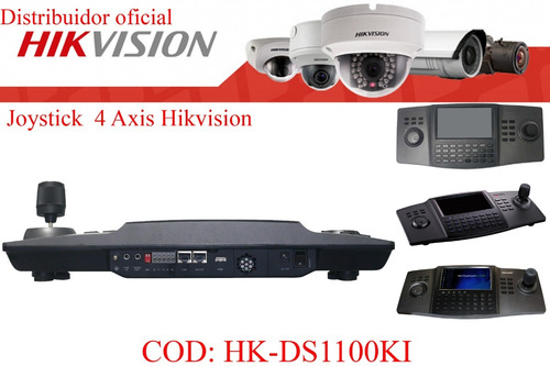 Joystick Ip Cctv 4 Axis Hikvision Para Ptz Dvr Nvr Ds1100ki