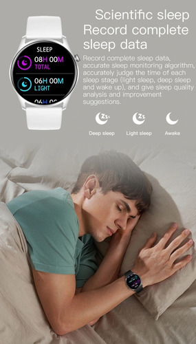 Imagen 7 de 10 de Smartwatch Colmi Sky 8 Black Notificaciones Deportes Salud