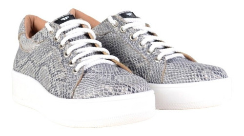 Zapatillas Urbanas De Mujer De Cuero - Rima - Ferraro