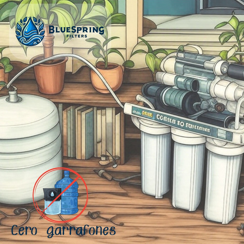 Filtro De Agua Ósmosis 6 Etapas Presurizado + Botella Filtro