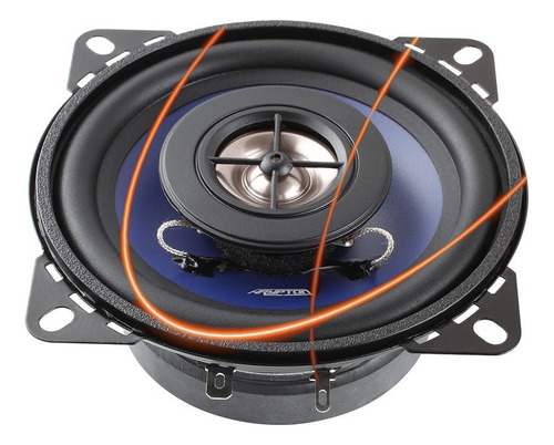 Bocina Krypton 4 Pulgadas Altavoces Sensibilidad 90 Db Color Negro