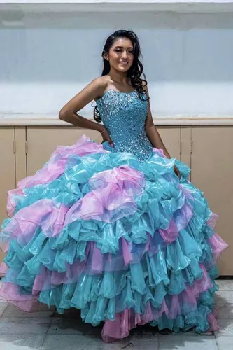 Vestido Para Quince Años Color Verde Agua Combinado En Rosa en venta en Veracruz Veracruz por sólo $ 5, Mexico Vestido Para Quince Años Color Verde Agua Combinado En Rosa en venta en Veracruz Veracruz por sólo $ 5, Mexico