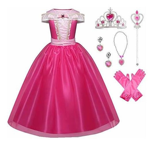 Disfraz De Princesa Para Niñas Pequeñas Fiesta De Hal...