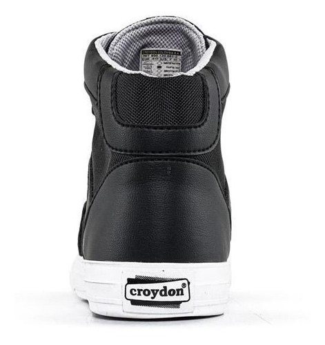 Imagen 5 de 8 de Tenis Flandes Negro Para Hombre Croydon