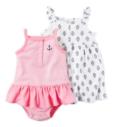 Trio Carter´s Beba - Conjunto 3 Piezas Verano 18 Meses