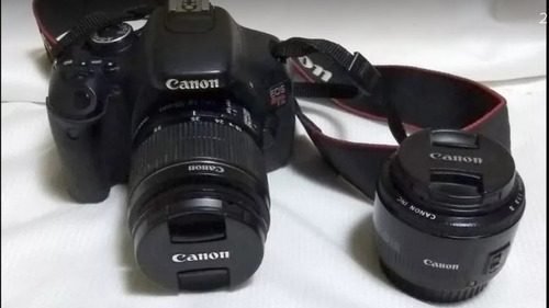 Canon T3i + Lente 50mm E 18-55mm + Bolsa De Brinde + Cartão