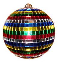 Comprar Esfera Discoteca Vidrio Espejo De Colores