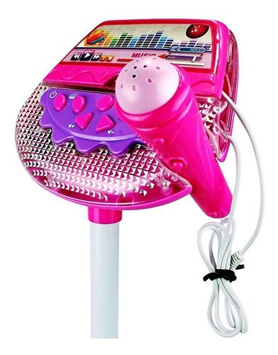 Karaoke Microfono Juguete Niño Niña Mp3 Luz Y Sonido 