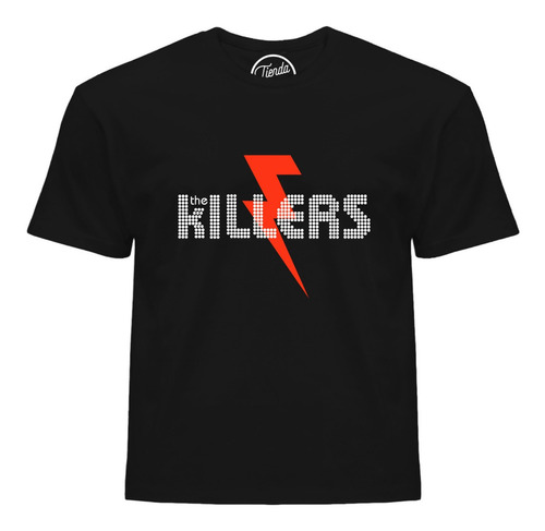 Imagen 1 de 2 de Playera Banda De Rock The Killers Logo Metallic T-shirt