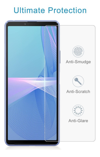 Película De Vidrio Para Sony Xperia 10 Ii Para Sony Xperia 1