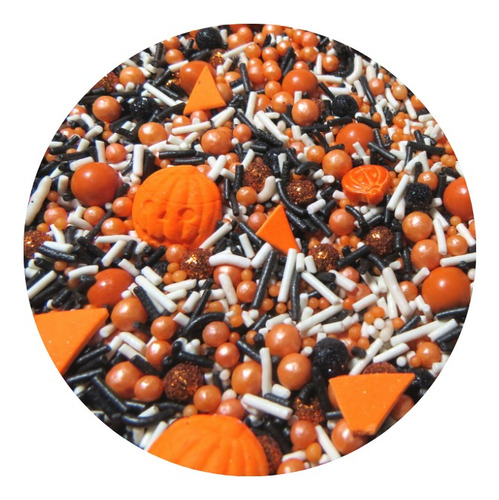 Sprinkle Mix Calabazas Halloween Naranja