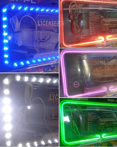 Porta Placa De Carro Con Led  