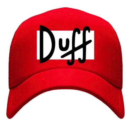 Gorra Impresa Duff Los Simpson Malla Duff Homero Simpsons Duff Unitalla Duff