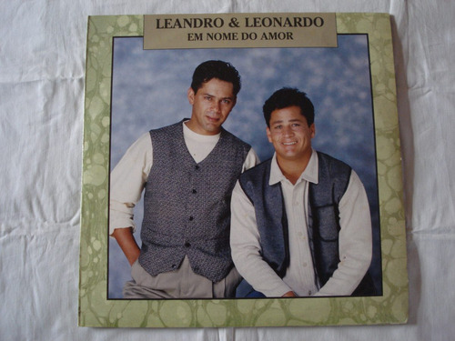 Leandro E Leonardo - Lp -vinil- Em Nome Do Amor - 1996 -0004