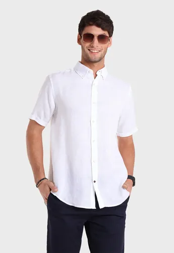 Camisa Lino Manga Corta Arrow | Cuotas sin interés