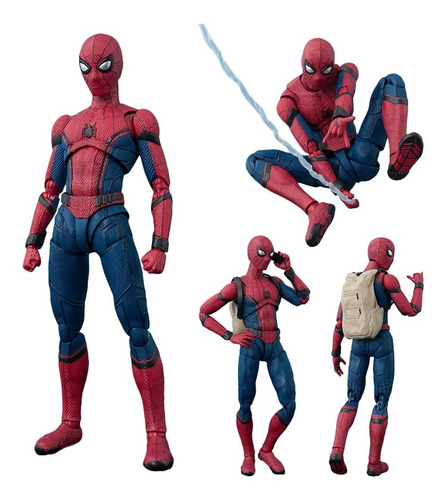 Figura De Spiderman Shf Spiderman Homecoming Joint Doll