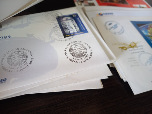Argentina Sobre Primer Dia De Emision Correo Estampillas (Usado)