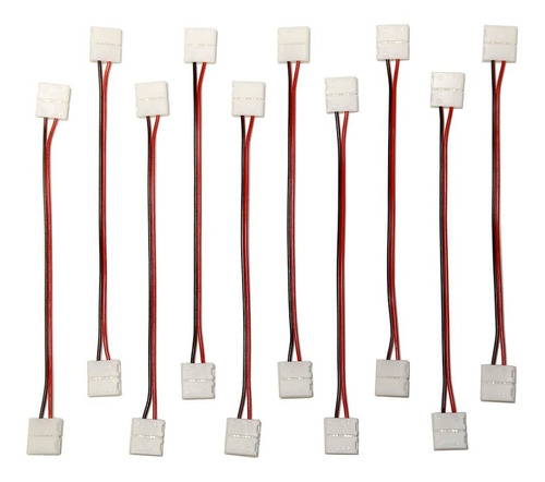 Pack De 20 Conectores C/cable Para Cinta Tira Led 5050 10mm
