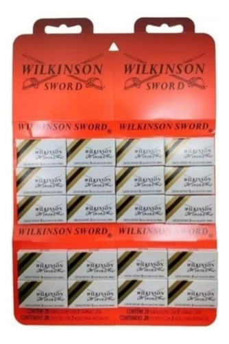 Pack 01 Kit 60 Lâmina Barbear Wilkinson Profissional Lr